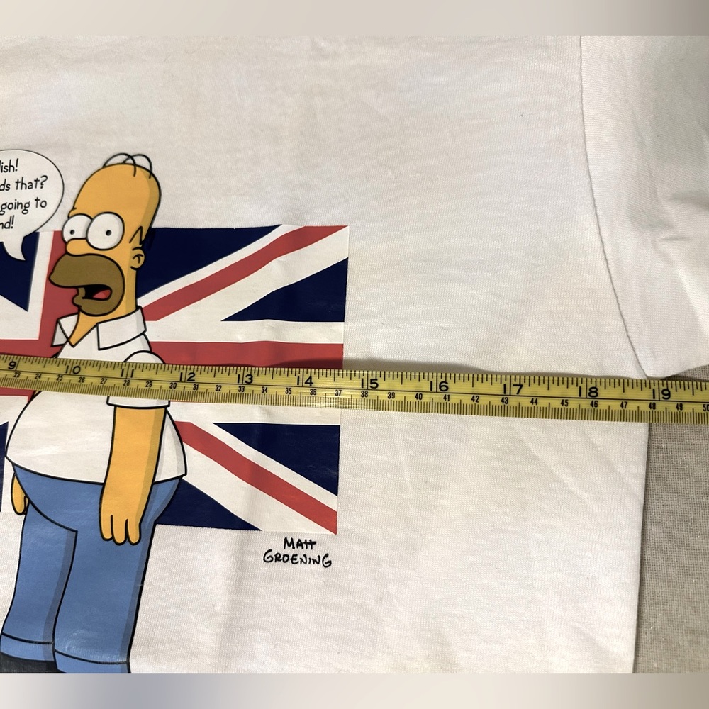 Simpson’s “England” T, Men’s Medium Sz, NWOT - Picture 6 of 8